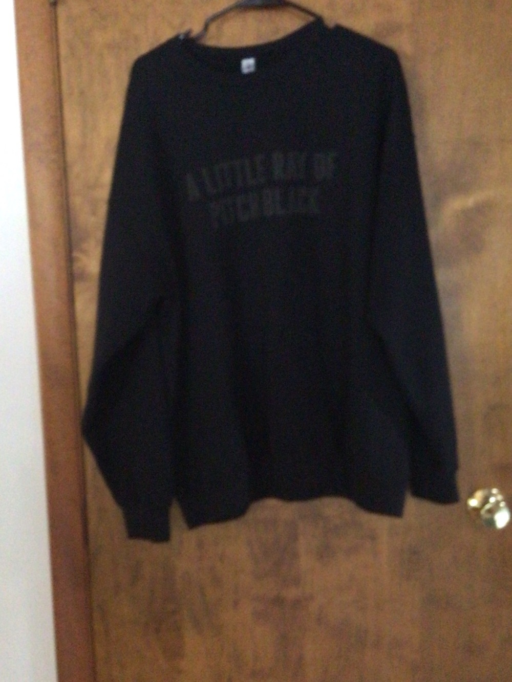 Black Men's Crewneck Sweater - Classic Everyday Pullover
